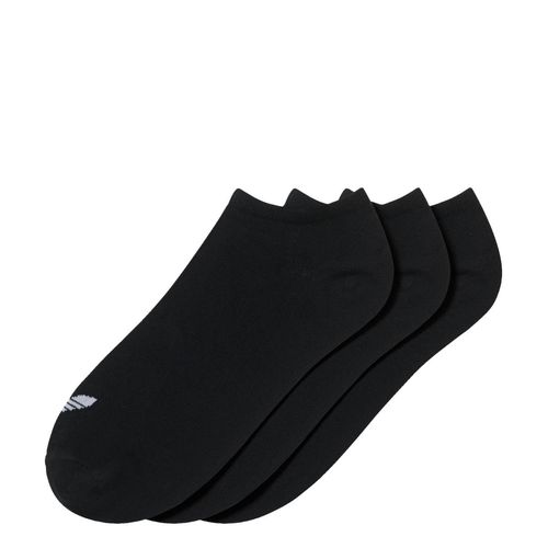 adidas Black Trefoil Liner Socks (Pack of 3) (35/37)