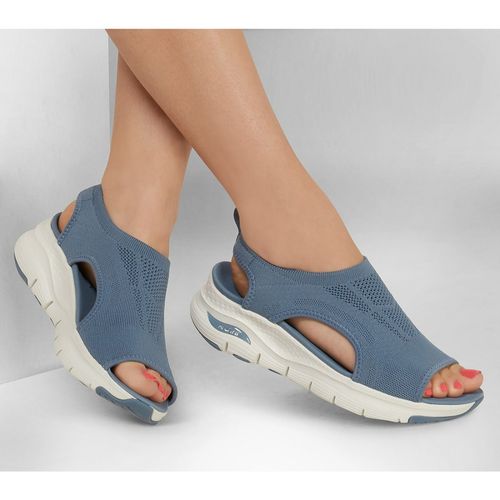 Buy SKECHERS Arch Fit-city Catch Blue Sandals Online