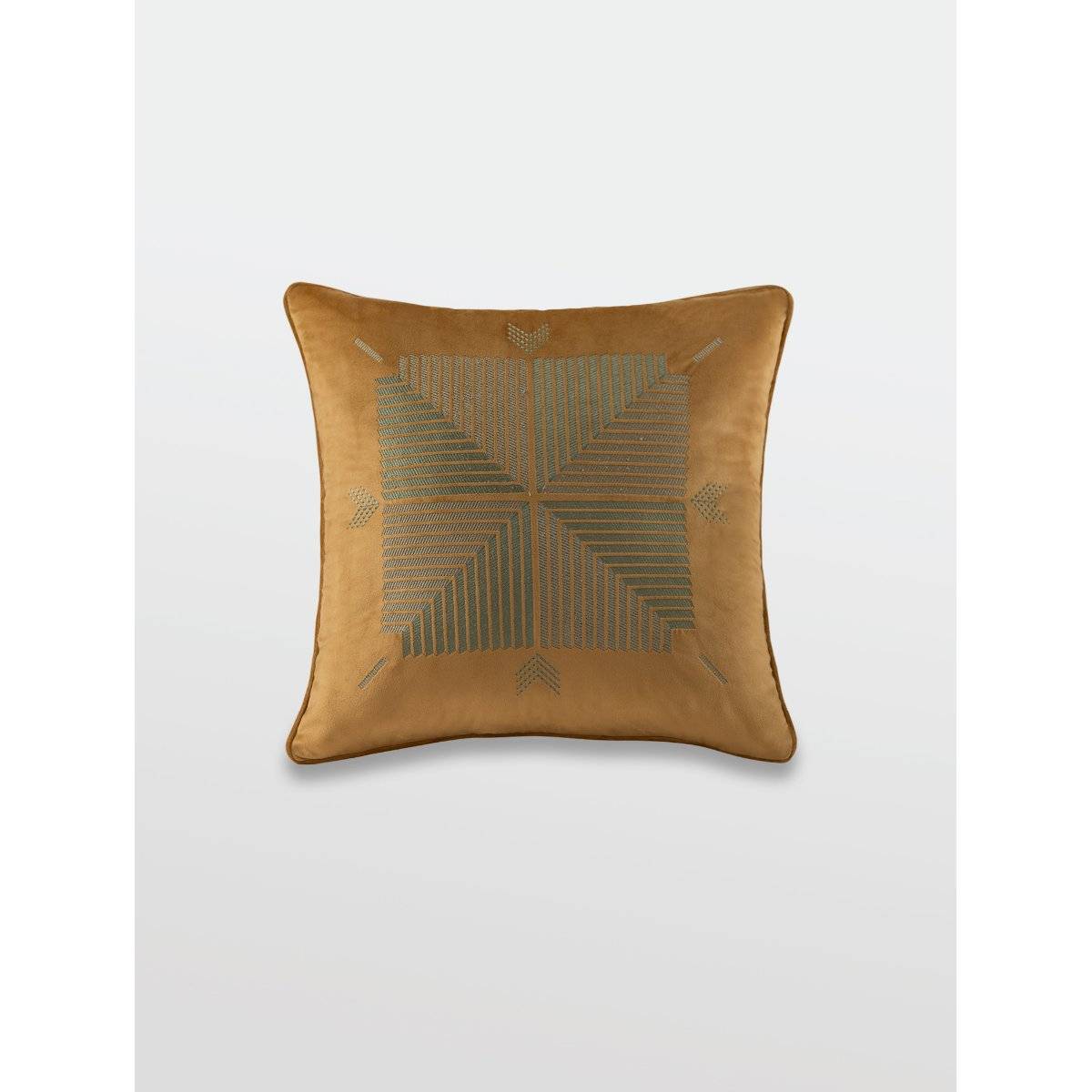 MiRooh Vari-Da-Bagh ochre cushion