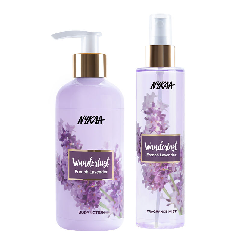 Nykaa Wanderlust French Lavender Fragrance Mist & Body Lotion Combo