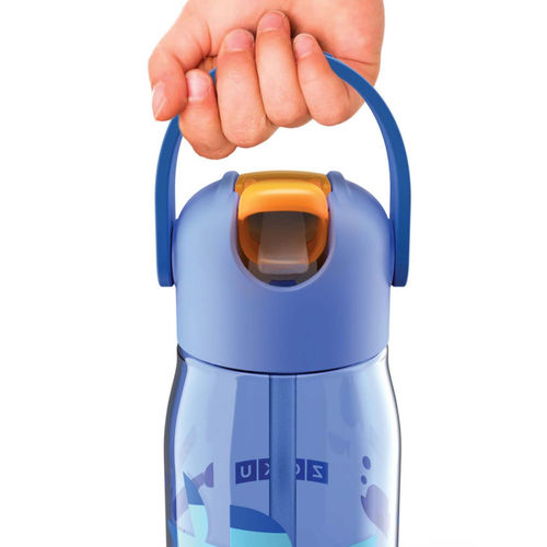 ZOKU Kids Flip Straw Bottle 400ml - Blue Shark Straw Cleaning Brush  Included - Shop HBF Store Pitchers - Pinkoi