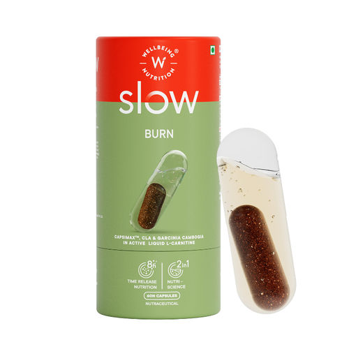 Buy Wellbeing Nutrition Slow Burn with Garcinia & L-Carnitine, Metabolism,  Weight Loss Online