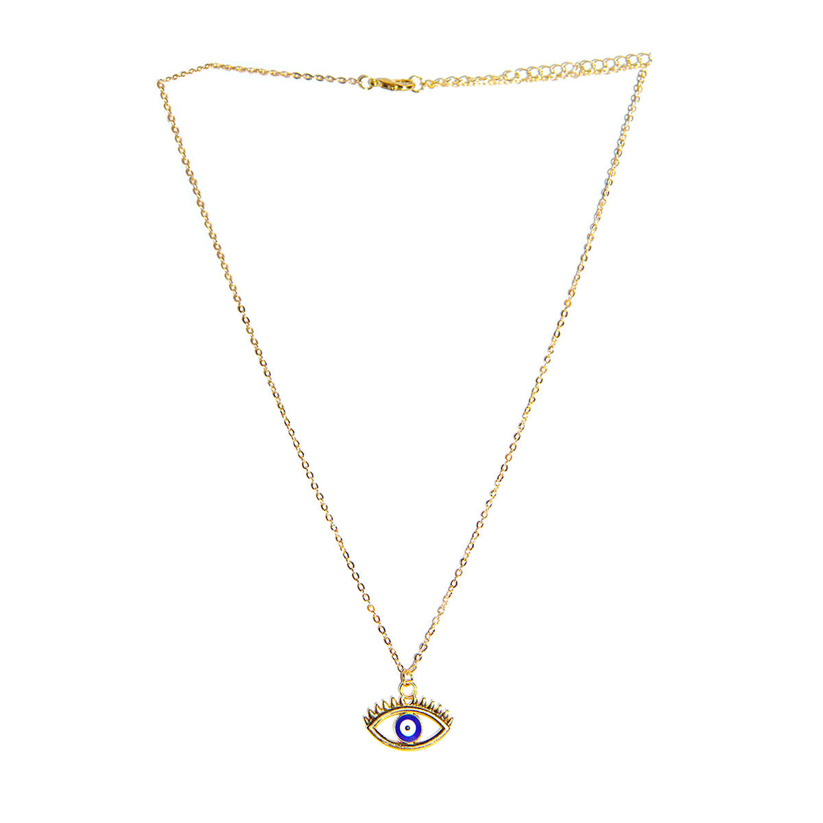 Ayesha Evil Eye Mini Pendant GoldToned Dainty Necklace Buy Ayesha Evil Eye Mini Pendant Gold