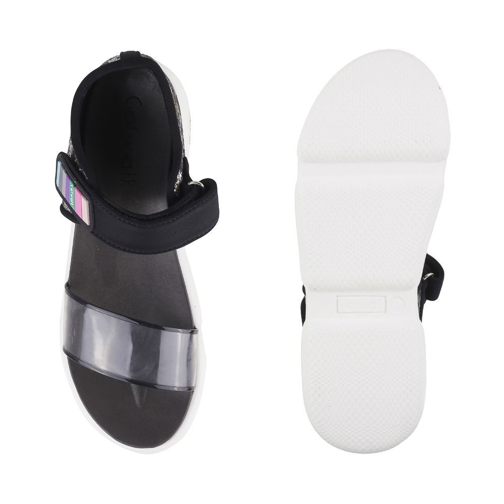 CATWALK Sporty Clear Glitter Sandals Buy CATWALK Sporty Clear Glitter