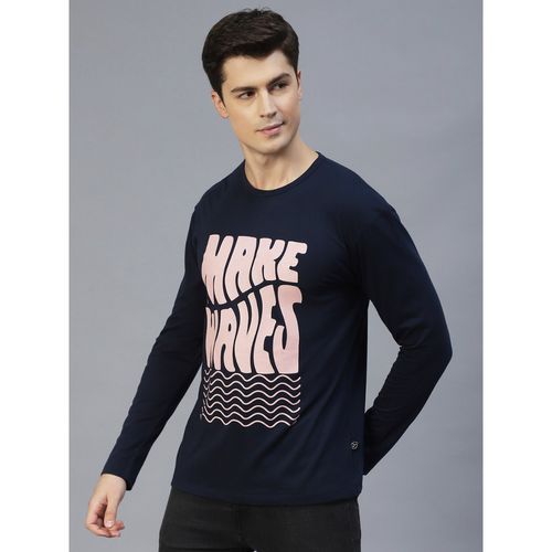 Buy Navy blue Tshirts for Men by RIGO Online