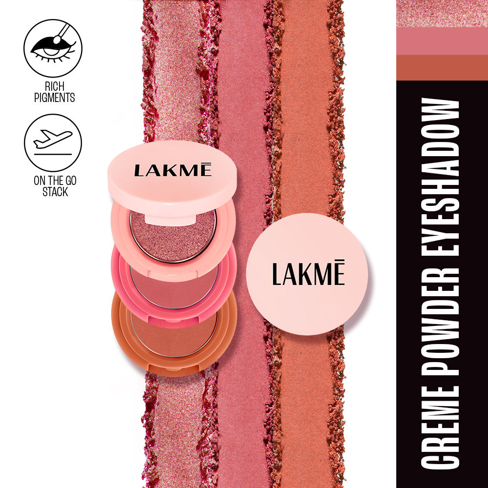 Buy Lakme 9 To 5 Eyeconic Cream Powder Eyeshadow Stack Online