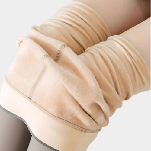 Buy Secrets by Zerokaata Dual-Tone High Waist Fleece Winter Fur