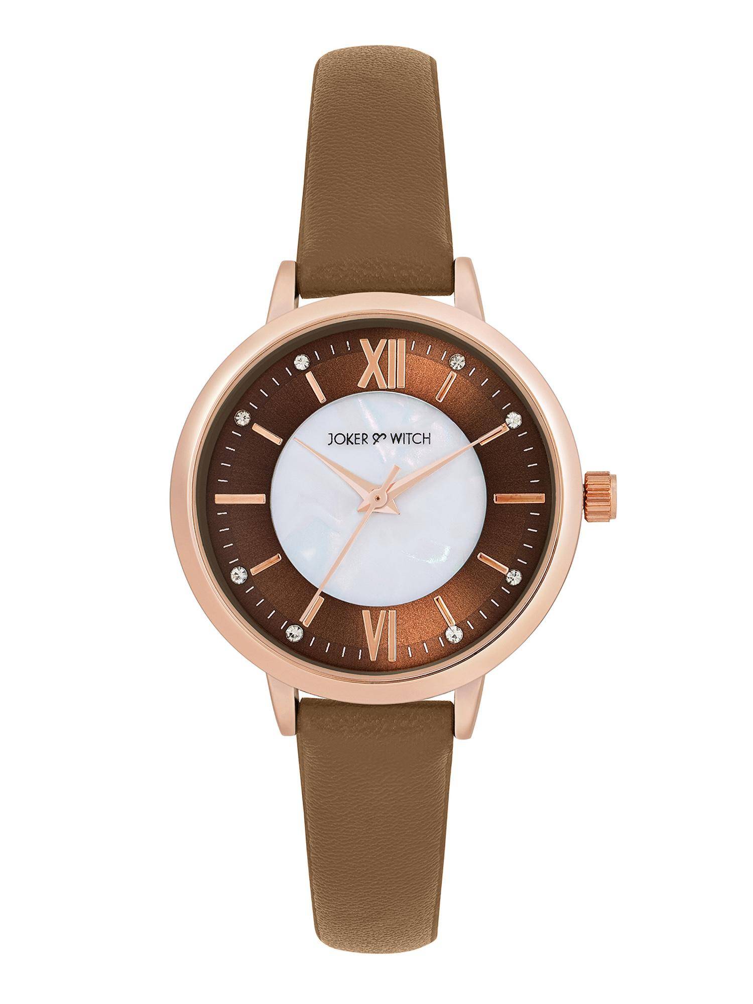 Joker & Witch Women New Brown Dial Analog Watch - AMWW1179 (M)