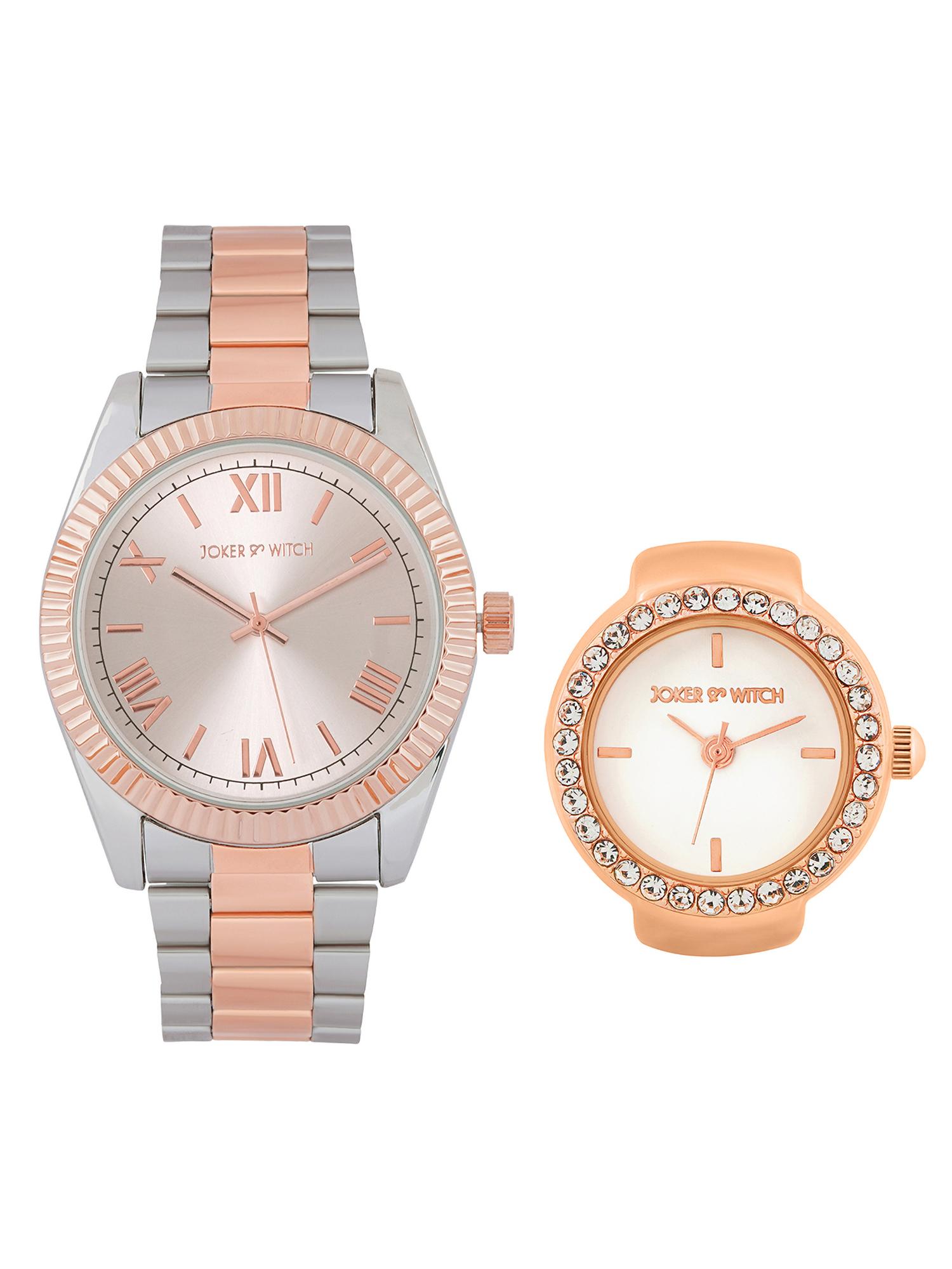 Buy Joker & Witch Unisex Leo & Margot Silver Dial Analog Couple