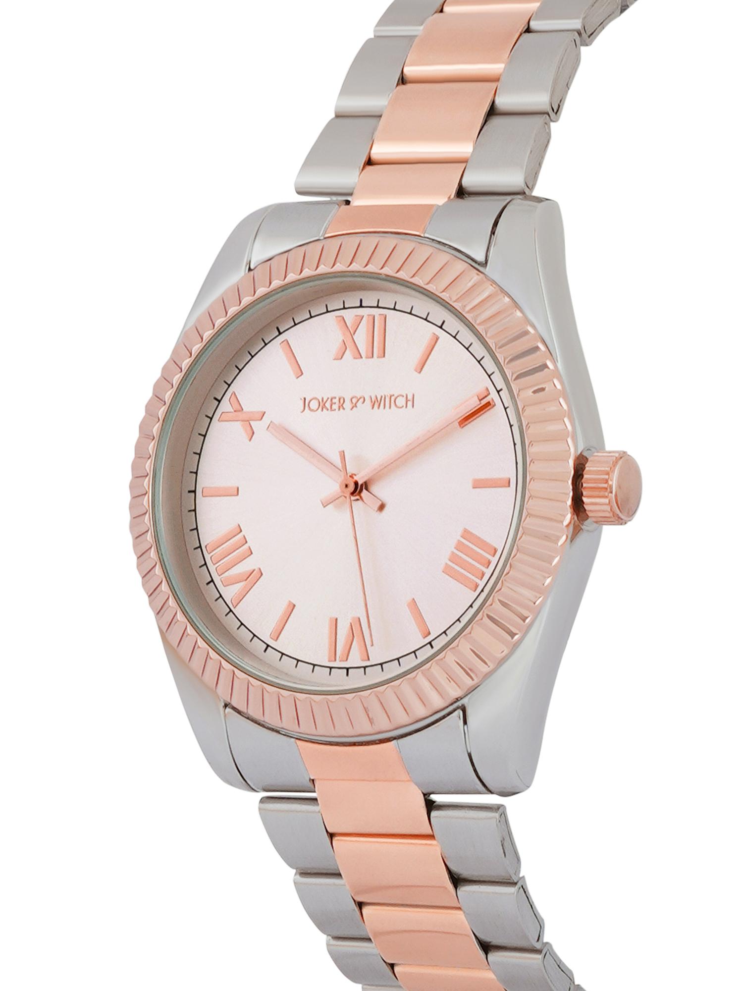 Buy Joker & Witch Unisex Leo & Margot Silver Dial Analog Couple