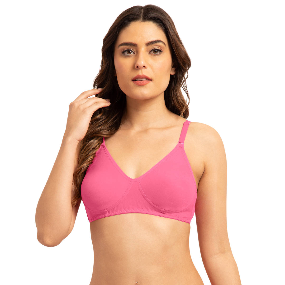 Tweens Full Coverage Black Non-Padded T-Shirt Bra (32D)