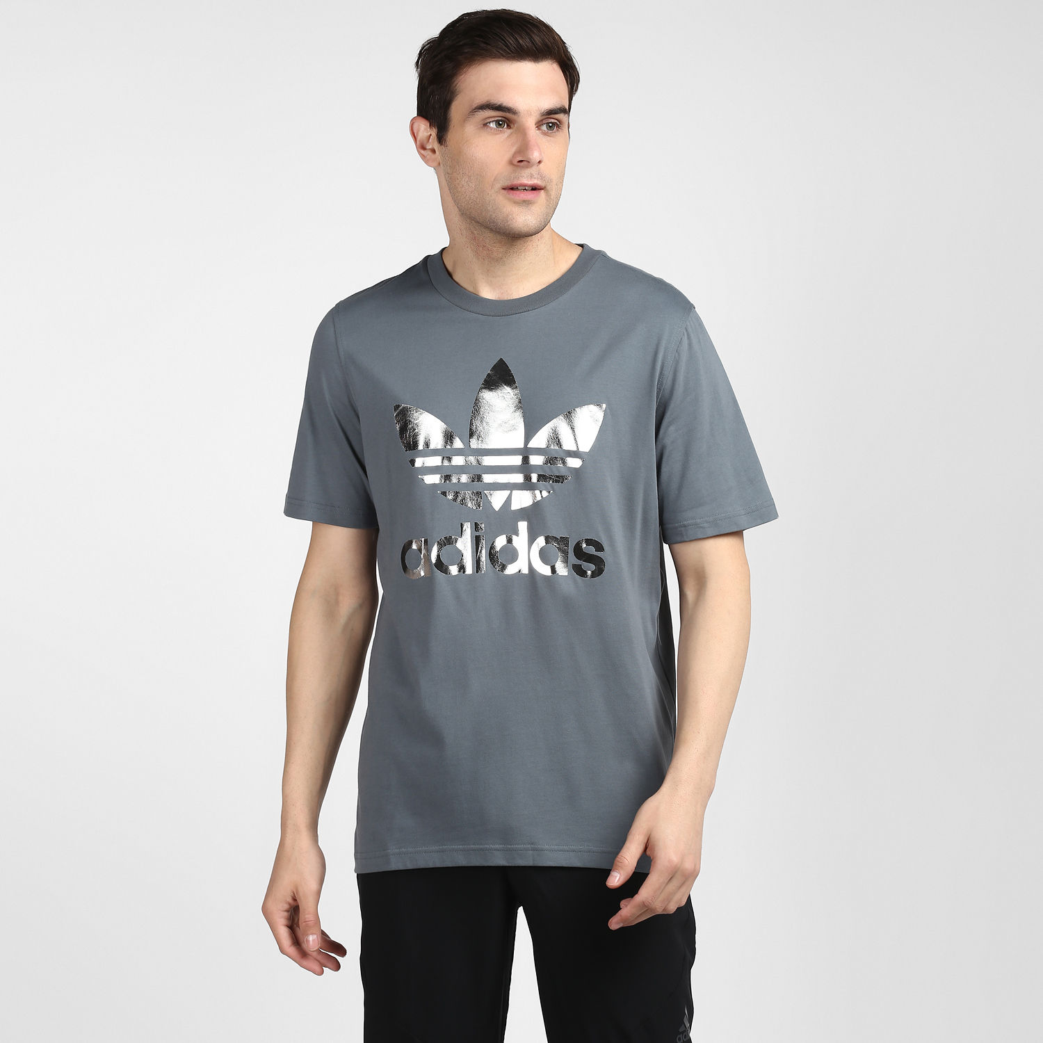 Buy adidas Originals Trefoil Holo T Casual T shirts Blue Online