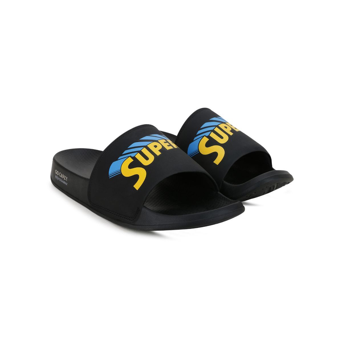 Superdry black sales sliders