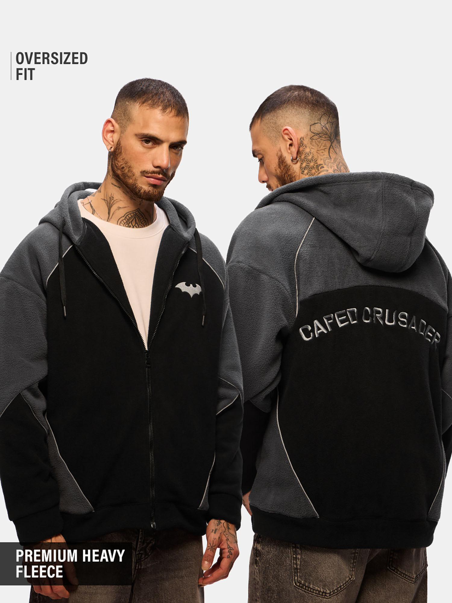 Buy The Souled Store Batman Dark Knight Men Oversized Hoodie Online