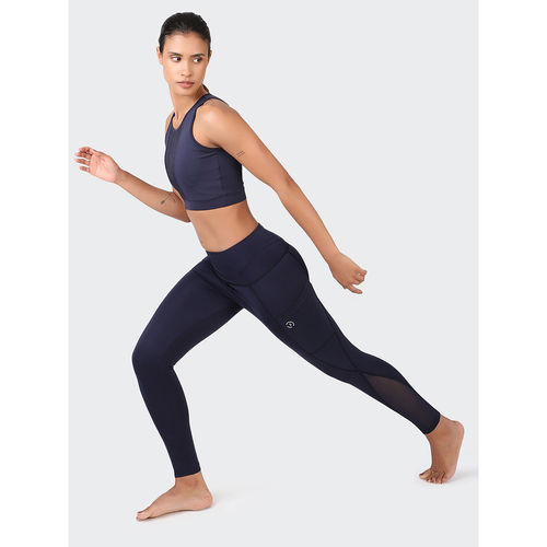 Buy Kica Set: High Support Sports Bra & Supportive High Waisted Leggings -  Blue Online