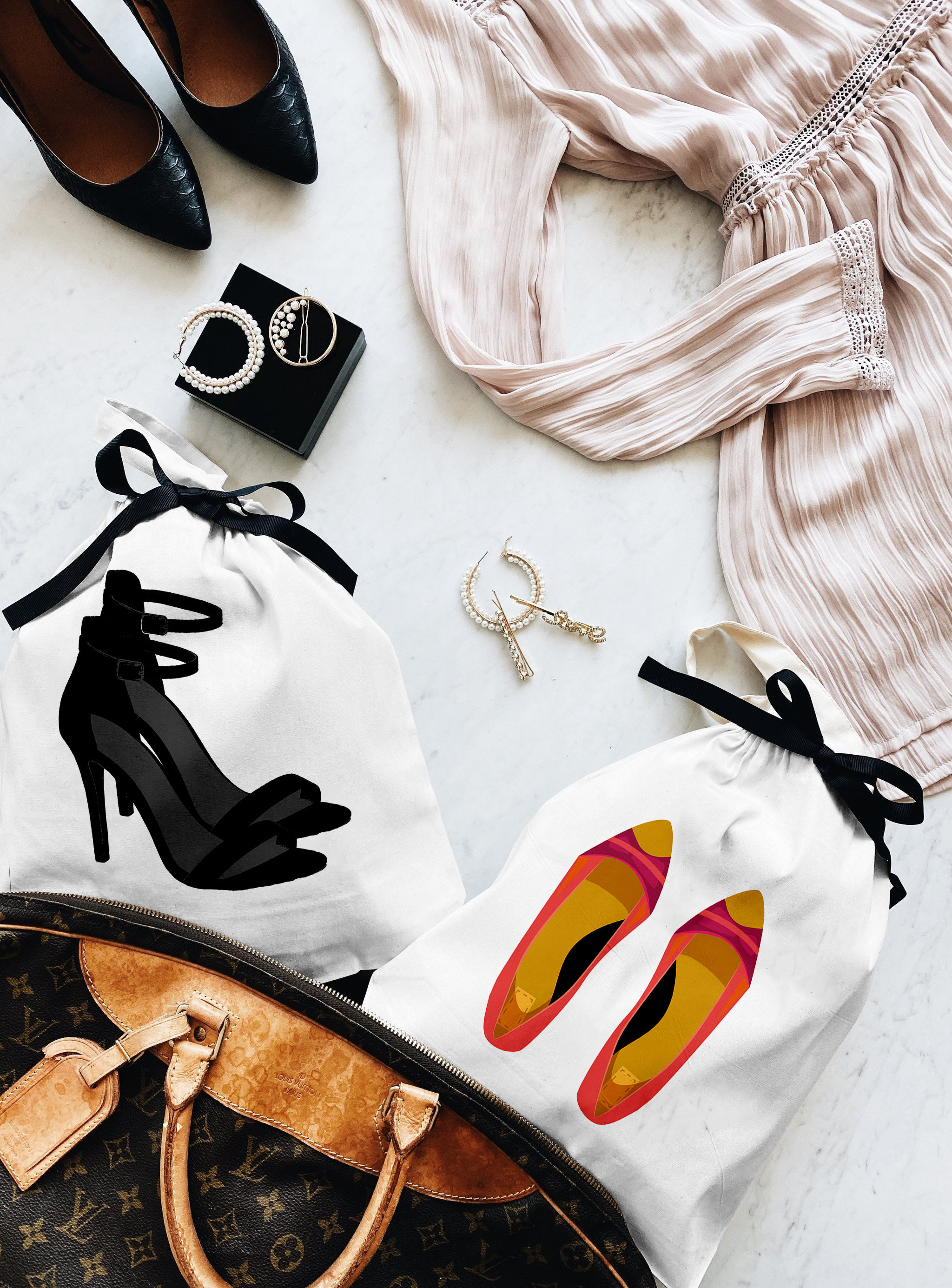 Buy Crazy Corner Black Heels Yellow Shoes Printed Hanging
