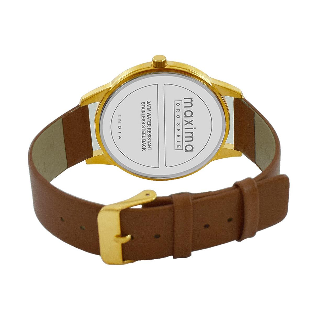 Buy PA Maxima Attivo Analog Watch for Men in Gold Dial Color Online