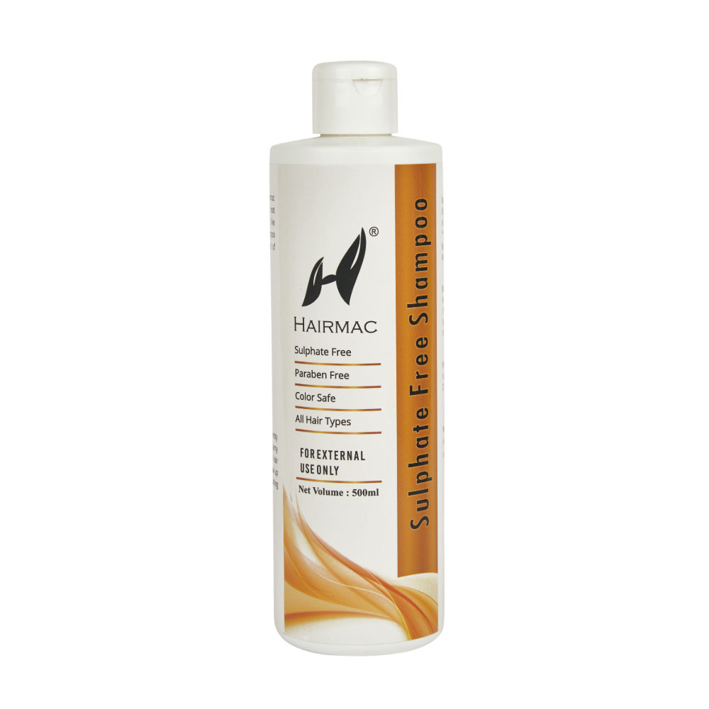 Hairmac Sulphate Free Shampoo  500 ml  Price in India Buy Hairmac  Sulphate Free Shampoo  500 ml Online In India Reviews Ratings  Features   Flipkartcom