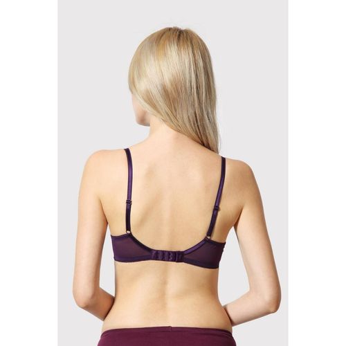 Van Heusen Woman Lingerie and Athleisure Wired Lace Tipped Antibacterial  Bra (40C)