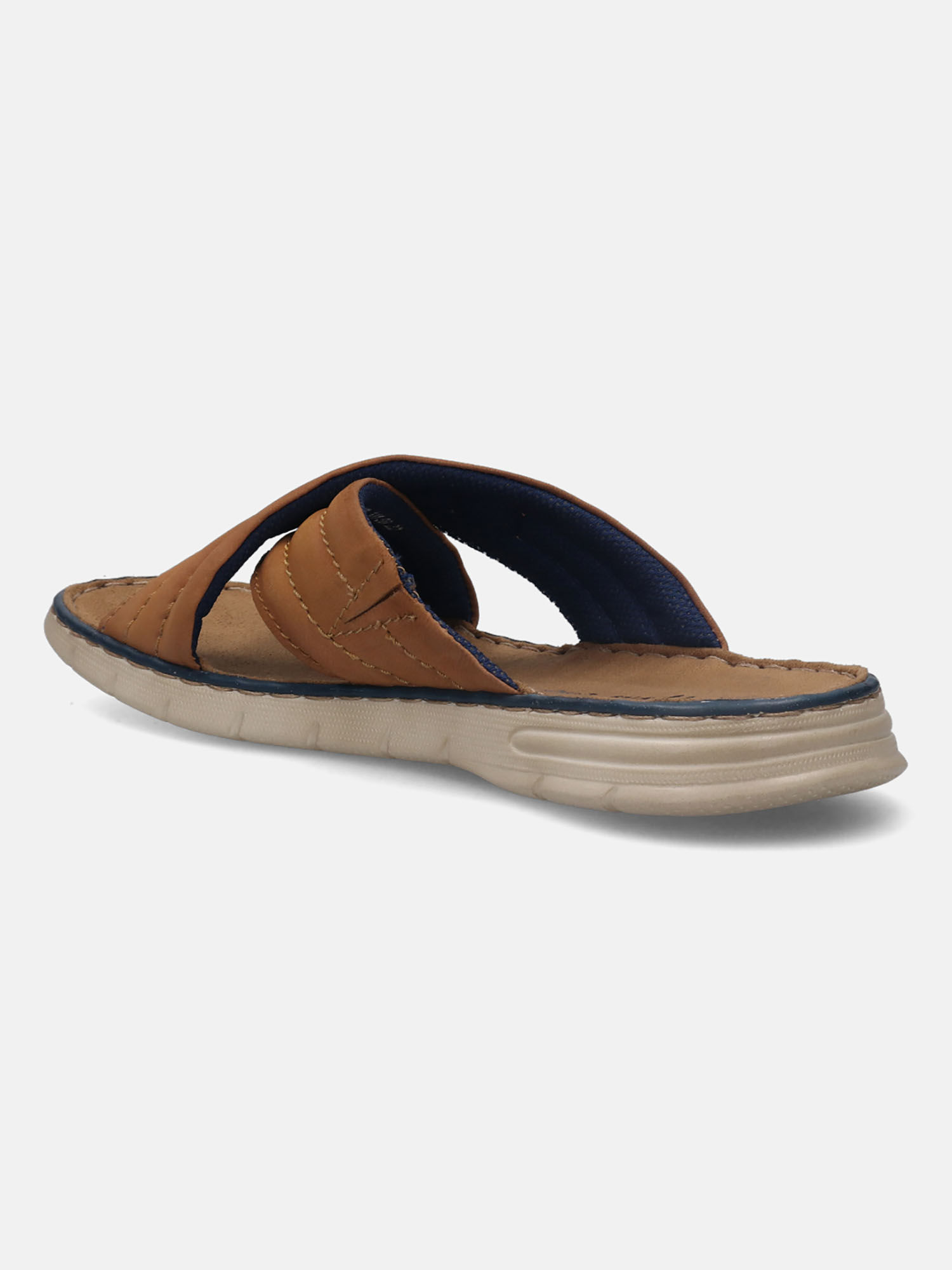 Buy Bugatti Dario Cognac Men Cross Strap Sandals Online
