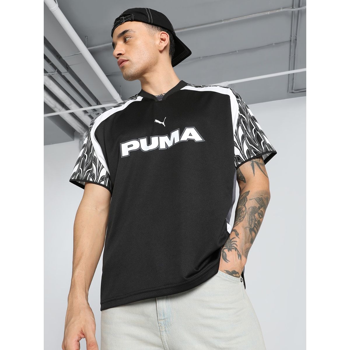 Puma black jersey new arrivals