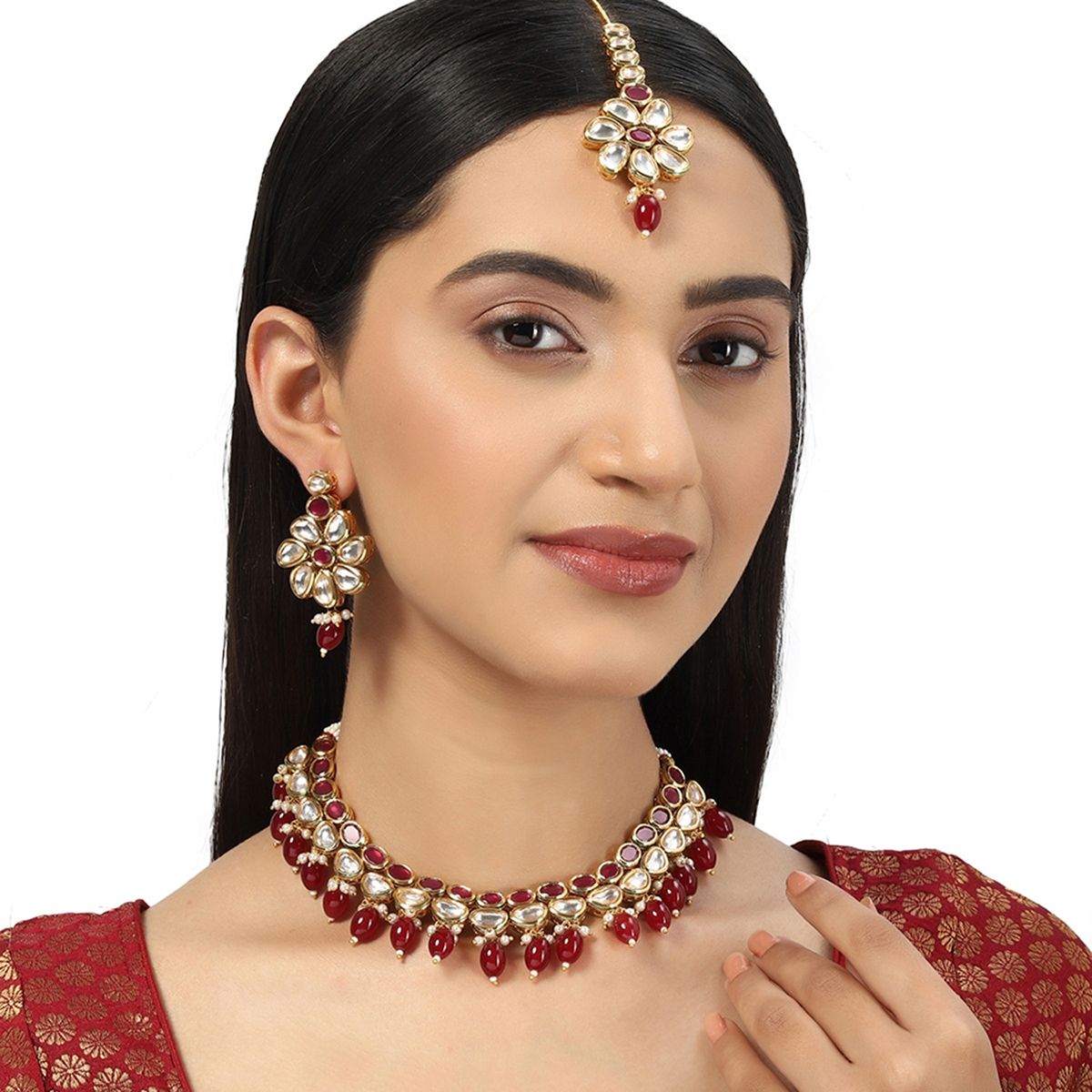 Voylla kundan jewellery hot sale necklace sets