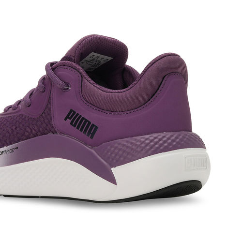 Buy Puma Soft Ride Pro Meta Chrome Womens Purple Running Shoes Online