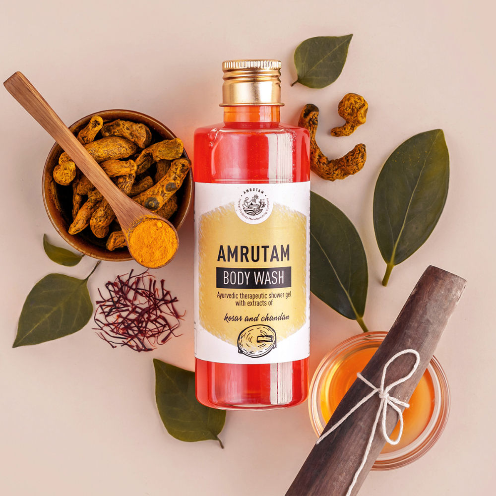 Amrutam Body Wash Ayurvedic Therapeutic Shower Gel With Extracts Of