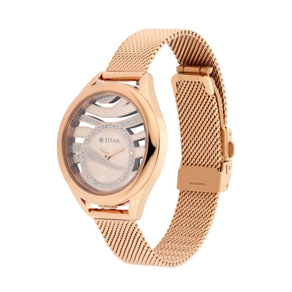 Titan Animalia 95130wm01 Analog Watch For Women Buy Titan Animalia