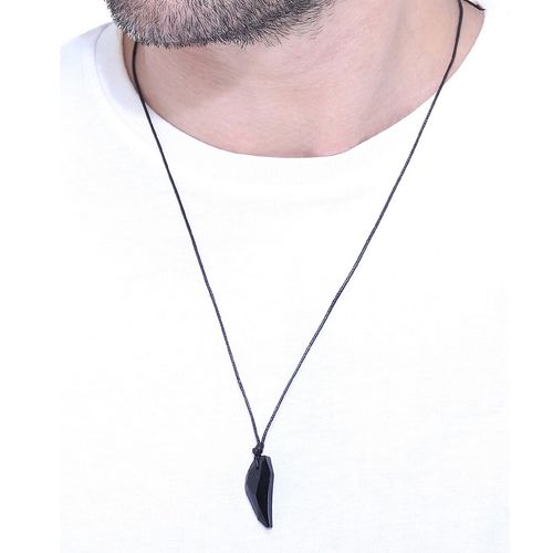 Buy Yellow Chimes Unisex Set Of Wolf Tooth Crystal Pendants With - Main Image