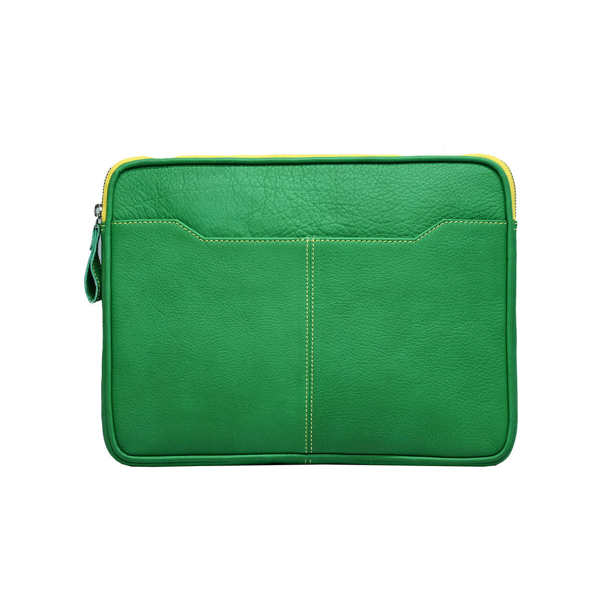 ABELARDO DE MODA Green Solid Laptop Sleeve