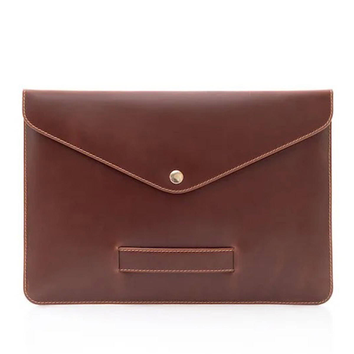 ABELARDO DE MODA Brown Solid Laptop Sleeve