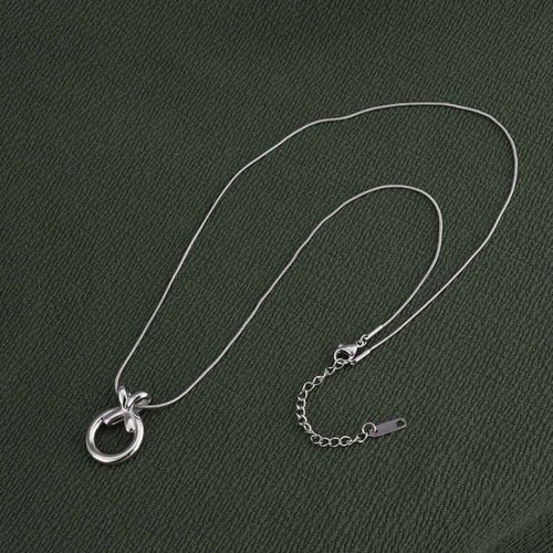 Buy Palmonas Silver Figaro Chain Necklace Online - Main Image