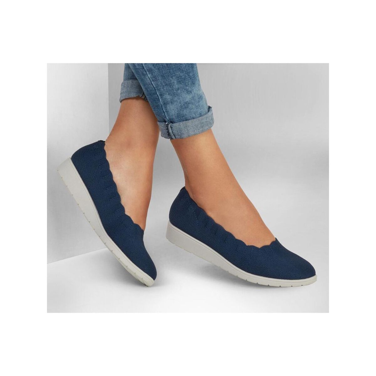 Skechers cleo navy store