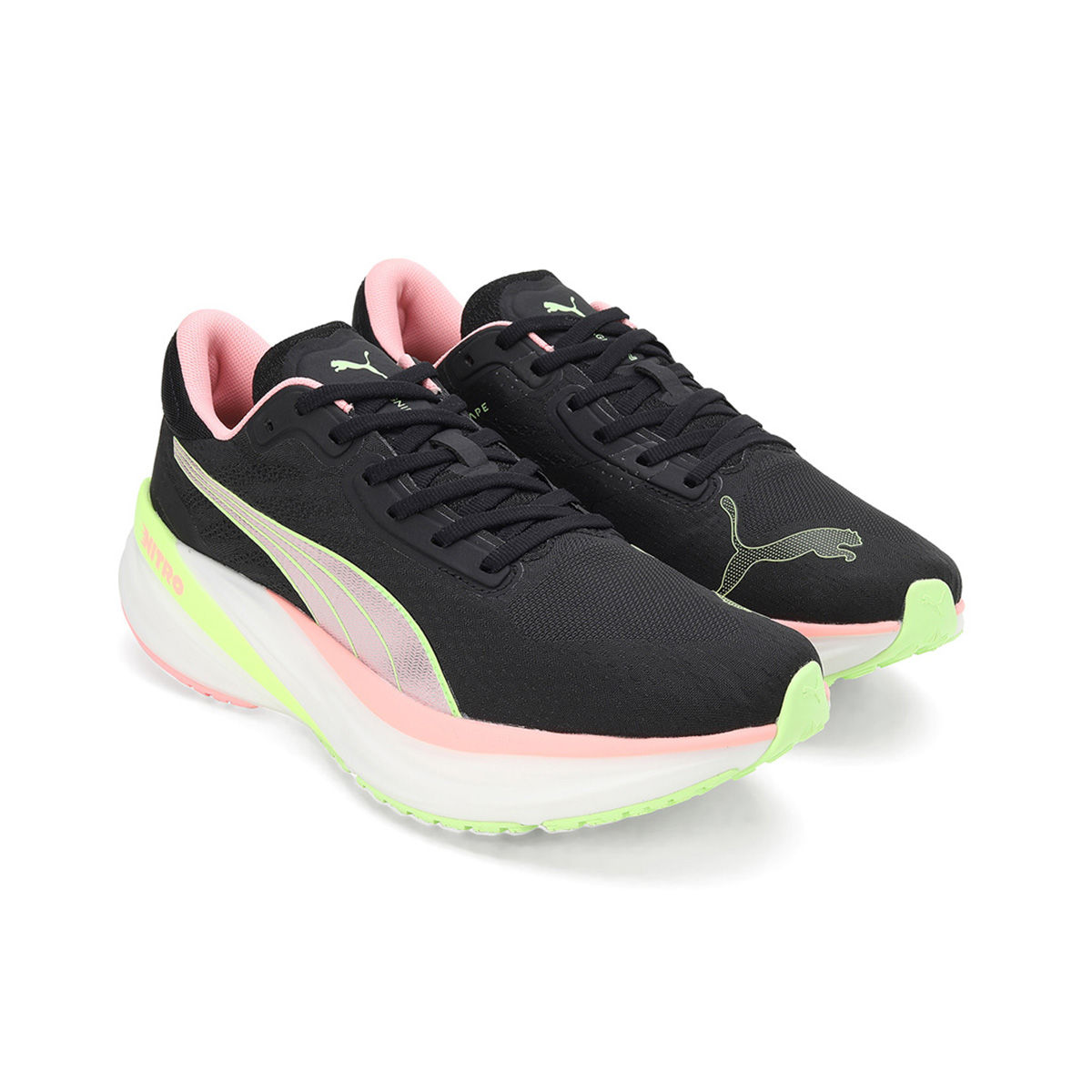 Puma ignite womens black sale