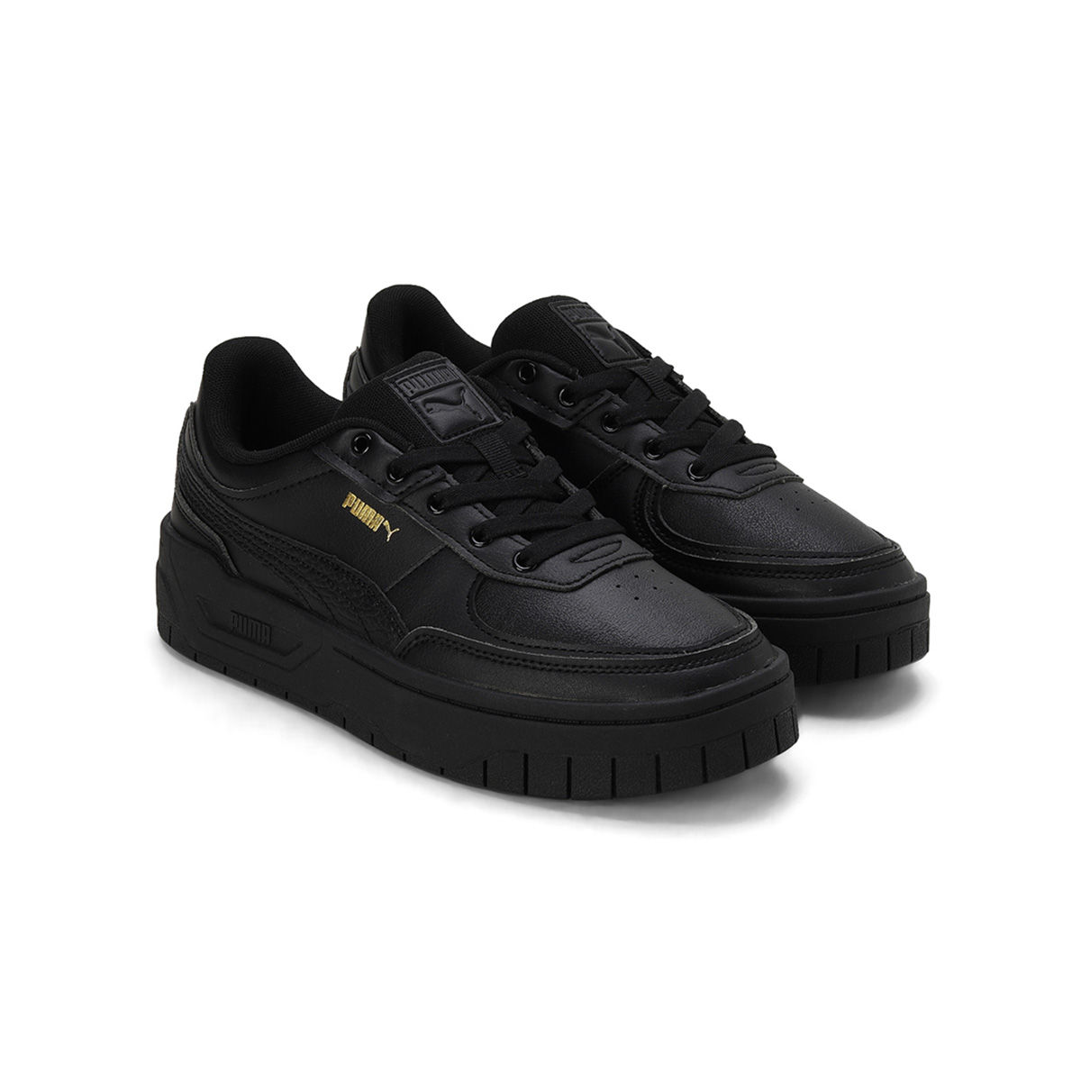 Puma cali sneakers in triple on sale black