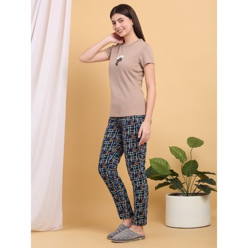 Buy Sweet Dreams Women Pyjama with Top (Set of 2) Online
