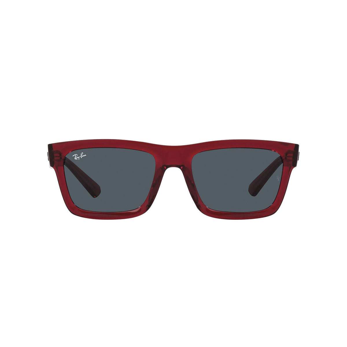 ASOS DESIGN oval round sunglasses with double frame and red lens in black |  ASOS