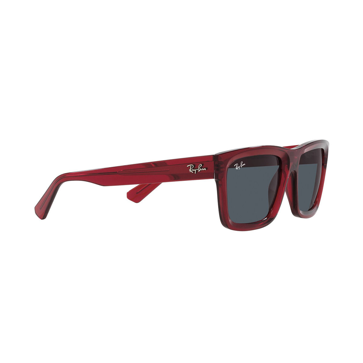 Buy Ray Ban Transparent Red Sunglasses 0RB4396 Rectangle Red Frame