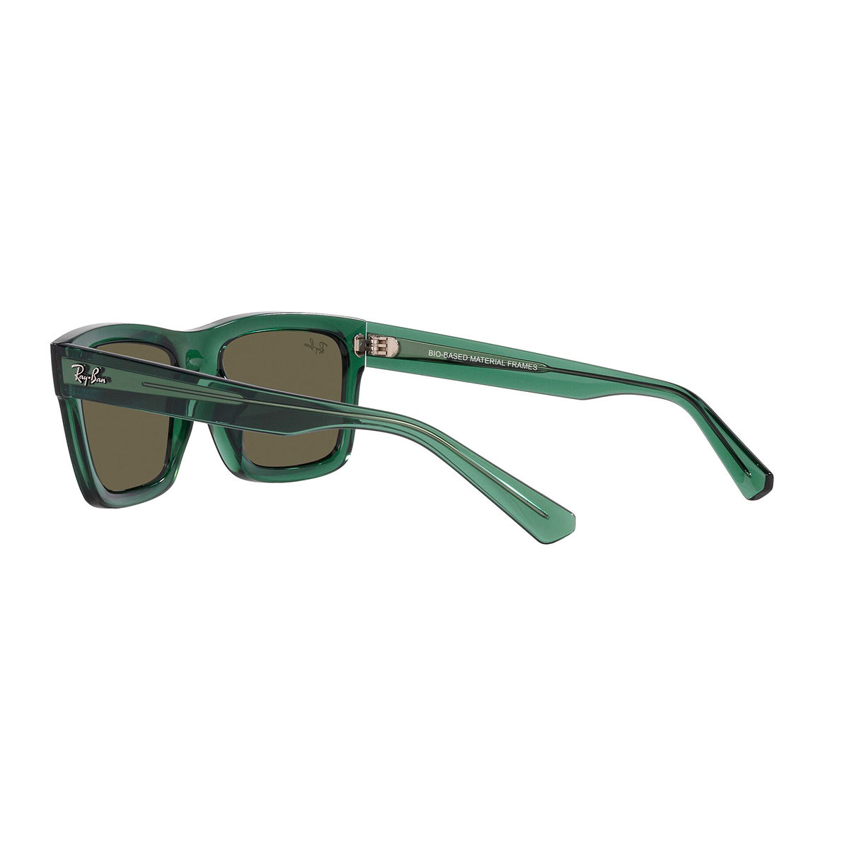 Emerald Narrow Hipster Trapezoid Tinted Sunglasses with Medium Green  Sunwear Lenses - 1474