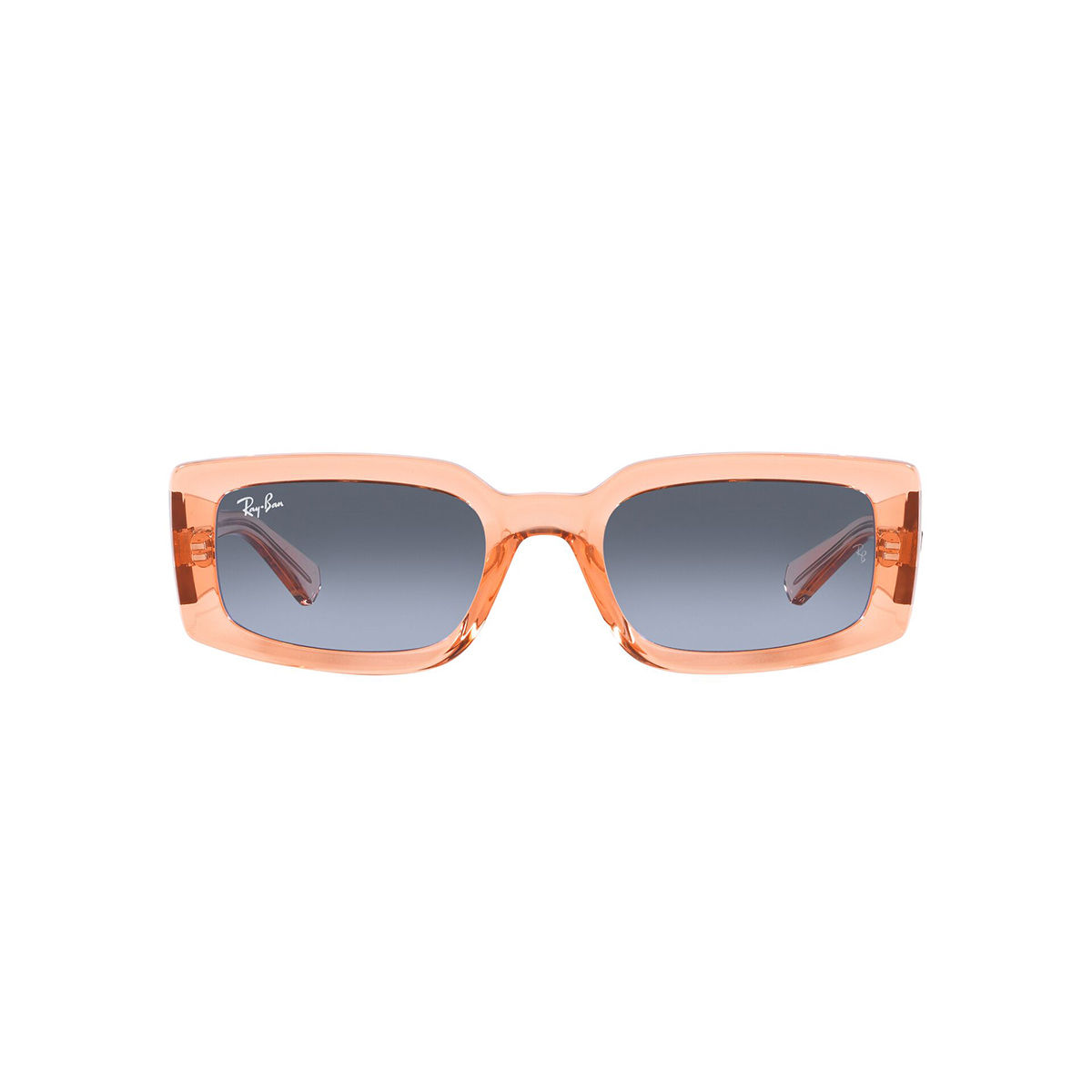 Ray-Ban New Wayfarer Sunglasses - Top Blue/Orange // Crystal Gradient Light  Blue - Accessories from Fat Buddha Store UK