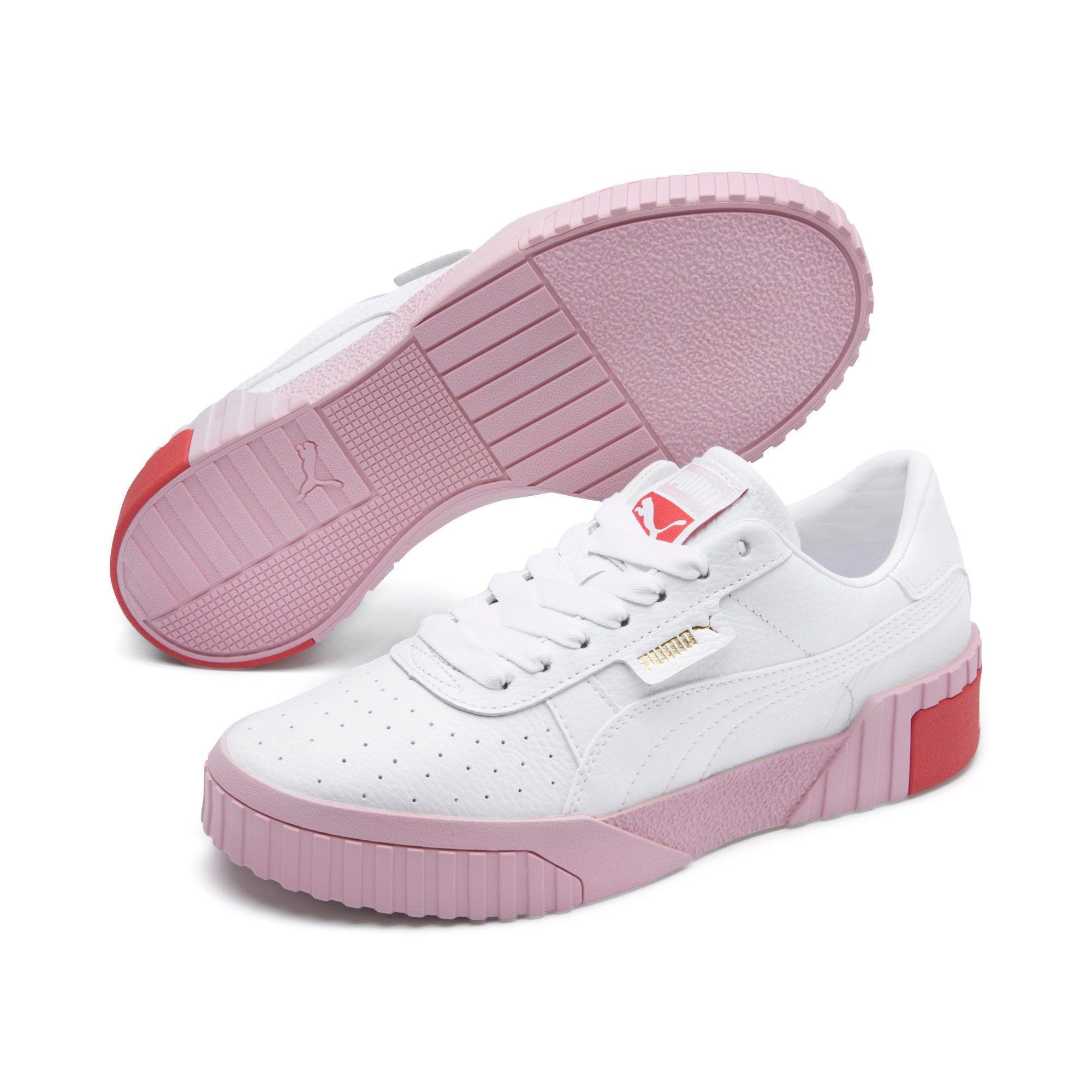 Puma cali pink new arrivals and white