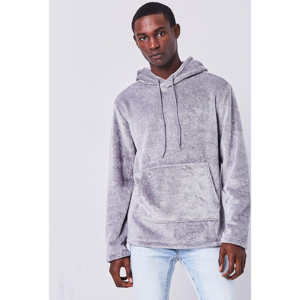 Forever 21 fuzzy hoodie on sale