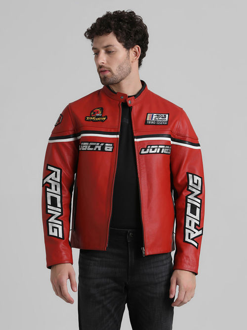 Jack Jones Red Heavy Jacket