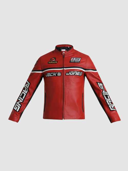 Buy Jack Jones Red Heavy Jacket Online