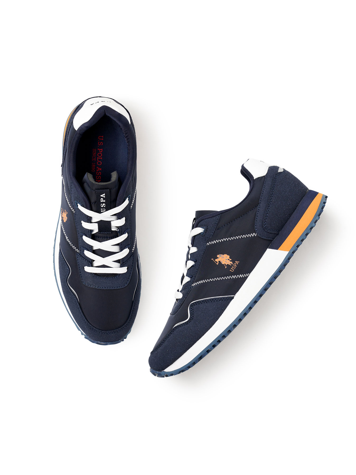 Us polo assn navy blue clearance sneakers