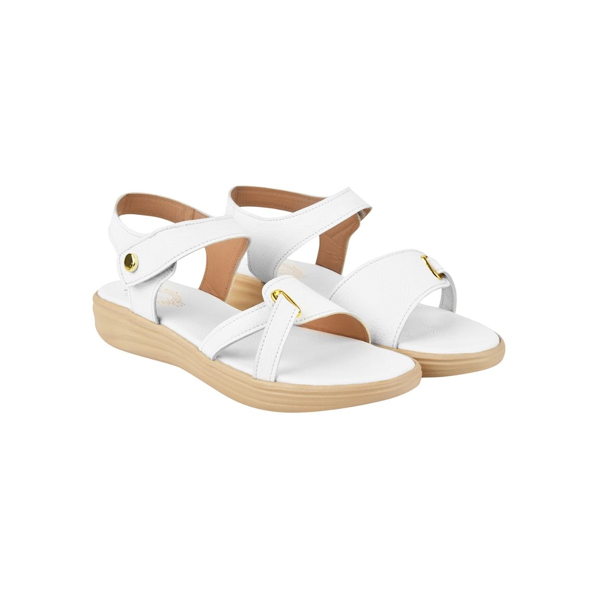 Comfortable outlet white sandals