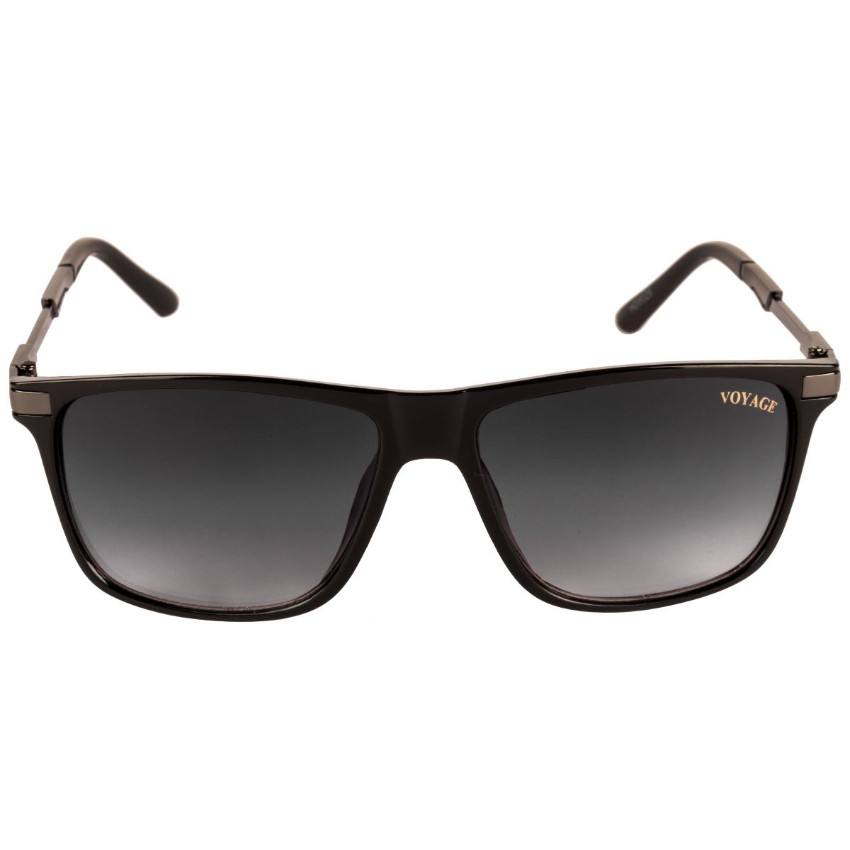 Voyage UV Protection Black Square Sunglasses for Men & Women (3634MG3765 |  Black Frame | Black Lens) : Amazon.in: Fashion
