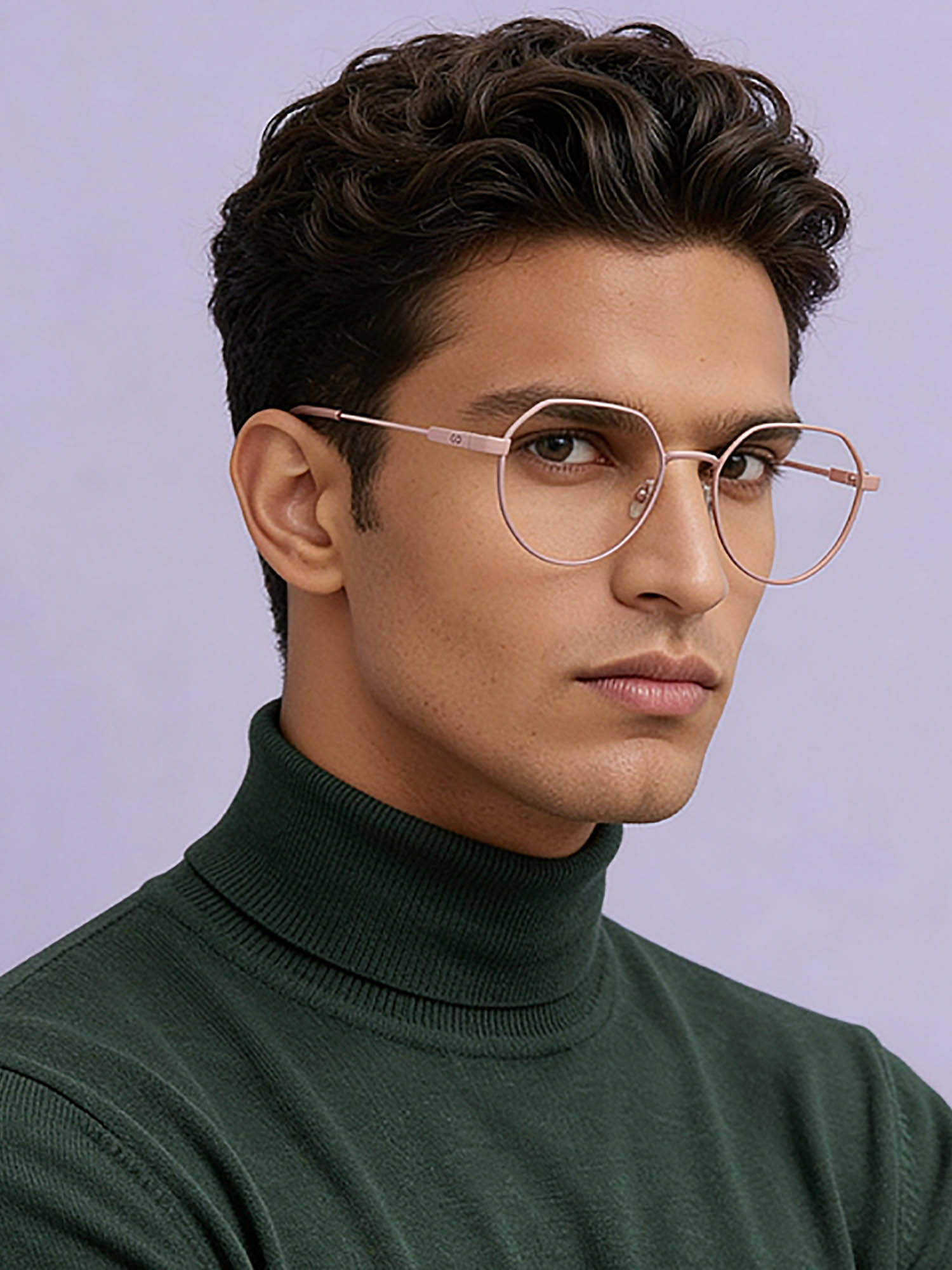 Lenskart Blu Pink Irregular Zero Power Screen Glasses (LB E17495)