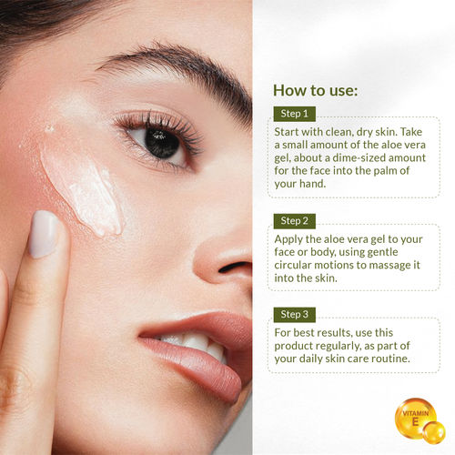 Buy Lotus Botanicals 100% Pure AloeVera Gel with Vitamin E, Soothing Gel  For Skin & Hair, All Skin Types Online